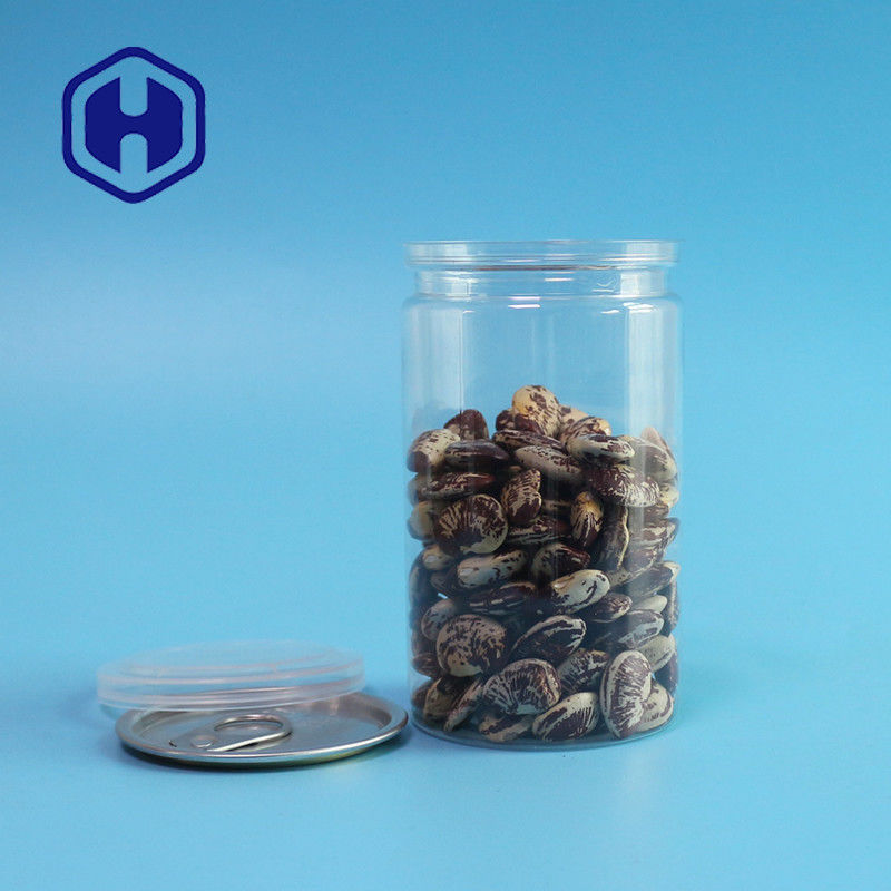 410ml 211 # Gıda Sızdırmazlığı İçin Kolay Açık Boş şeffaf Plastik Pet Can