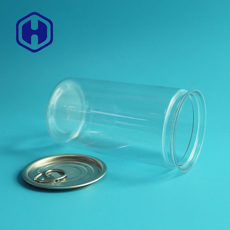 Bpa Free Boş 418ml PET, Gıda Konservesi İçin Tam Açık Uçlu İnce Can