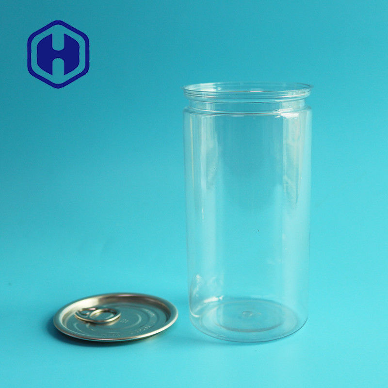 Bpa Free Boş 418ml PET, Gıda Konservesi İçin Tam Açık Uçlu İnce Can