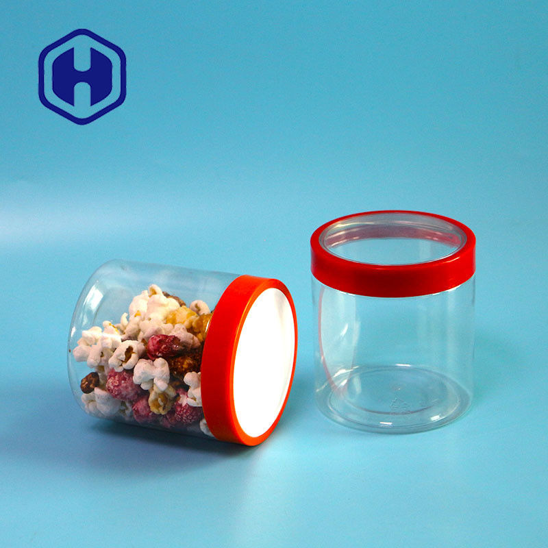 12.8oz 305 # Kaju Hurma Hava Geçirmez PET Vidalı Kapaklı Kolay Açılabilir Plastik Ambalaj Can