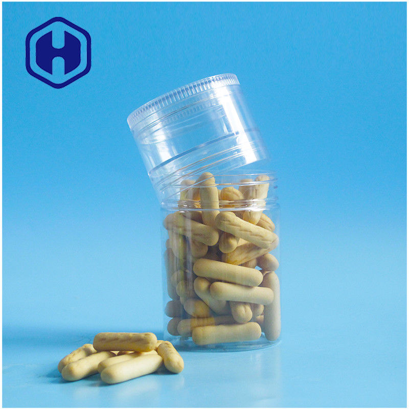 240ml PET Plastik Kavanoz H92mm 2 Kat Vidalı Kapak Yapıştır Reçel Barlar Bisküvi Boş
