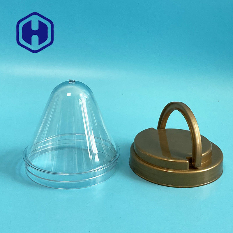 Yüklenebilir PET şişe Preform Bisküvi Kuru Meyve Şekerli Kavanoz Boynuz 87mm Geniş Açık