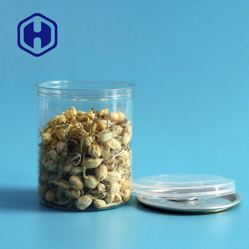 Sos baharat veya kuru gıda depolama için açık kutu ile özel PET kutu