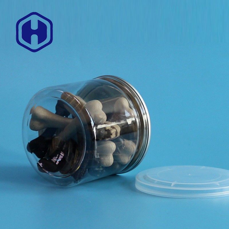 Kuru gıda sosu ve baharat için kolayca açılmış saydam PET plastik kutu