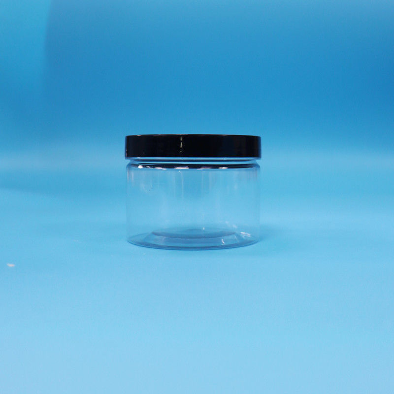 Açık yuvarlak ağız şekli PET plastik kavanoz siyah çay tohumları için hediye oyuncağı şekerleme Cooike