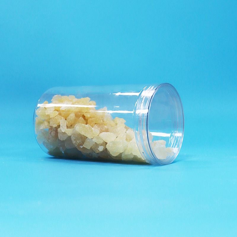 BPA Serbest Açık vida Kapak Şeffaf Yuvarlak Biçim PET Plastik Şekerli Kurabiyeler Fındık Kavanoz