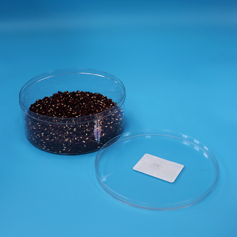 PET Wide Mouth Round PET Transparent Food Dried Food Storage Containers Clear Lids