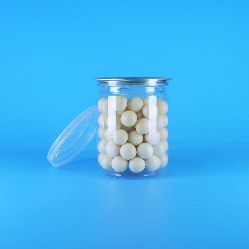 Kolay Açılır Kapaklı Organik Yaban Orman Fındığı Kurutulmuş Gıda Şeffaf Plastik PET Patlamış Mısır Kutuları