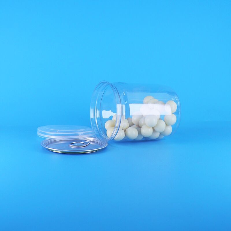 Kolay Açılır Kapaklı Organik Yaban Orman Fındığı Kurutulmuş Gıda Şeffaf Plastik PET Patlamış Mısır Kutuları