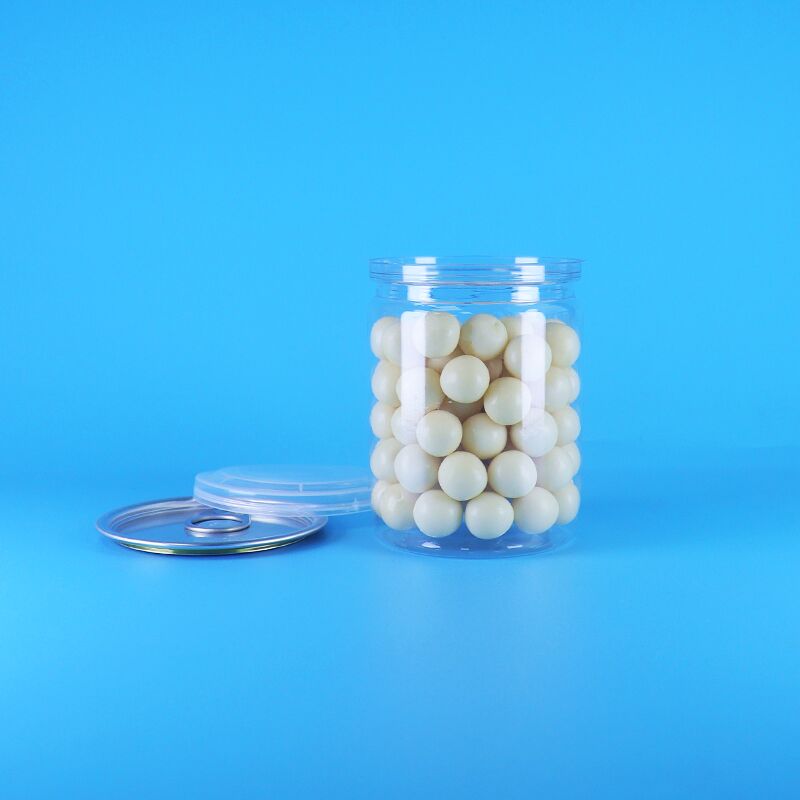 Kolay Açılır Kapaklı Organik Yaban Orman Fındığı Kurutulmuş Gıda Şeffaf Plastik PET Patlamış Mısır Kutuları