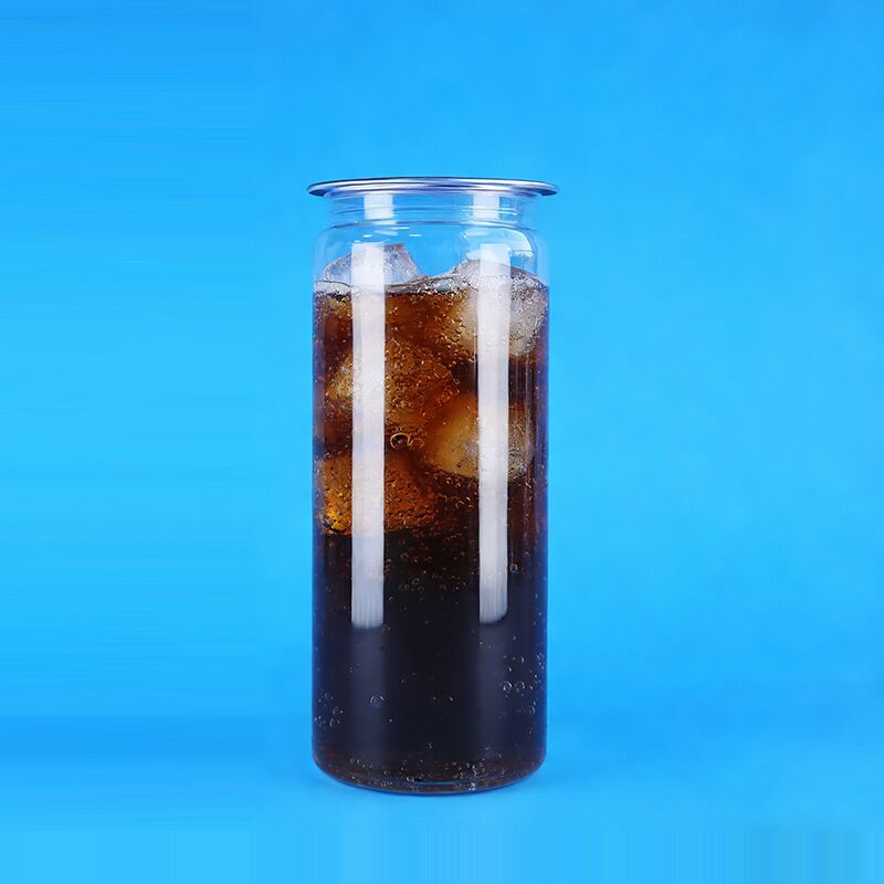 Yüksek Kalite İyi Kapalı Kolay Açık Kapak Açık PET Plastik İçecekler Soda Döner