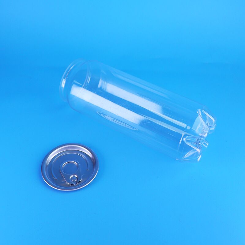 Gıda Kaliteli Özel Plastik Kavanozlar PET Plastik Soda Mike Yeşil Çay Kapak Kolay Açılır