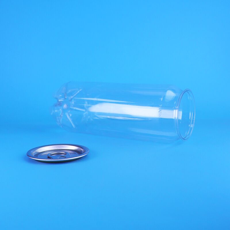 Kolay Açık Kapağı 500ml Kapaklı PET Plastik Kutusu Karbonatlı İçecekler ve Alkollü İçecekler İçin Sızıntı Kanıtlı