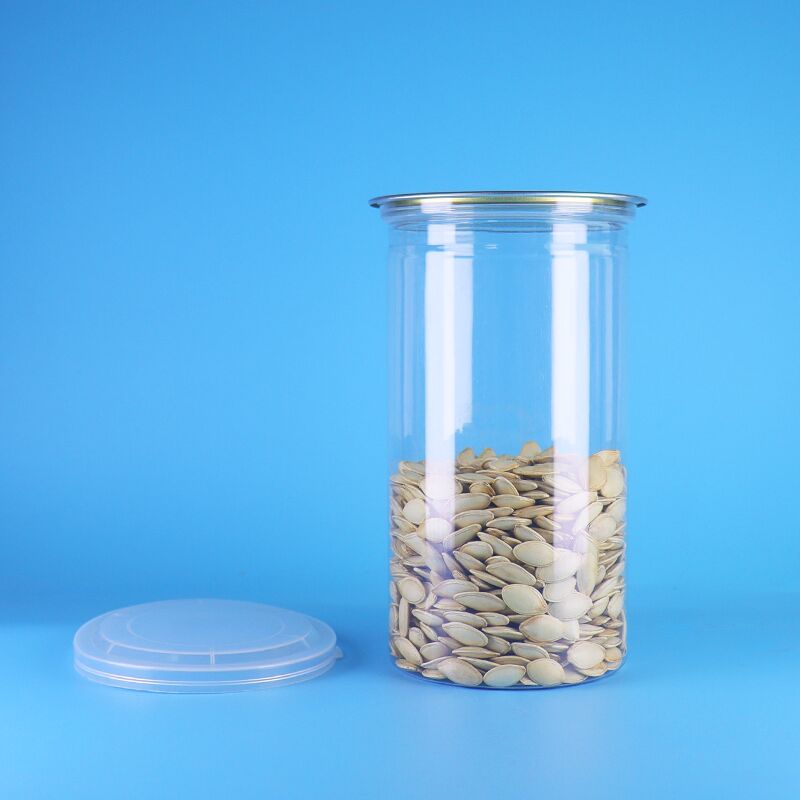 Gıda depolama ve ambalajlama için kolay açılan kapağı olan BPA'sız 700 ml PET kavanozu