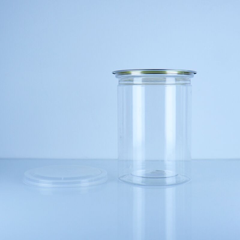 Transparent Food Storage PET Cans For Cake Dried Food Fruits Tarts Food Safe Easy Open Lid