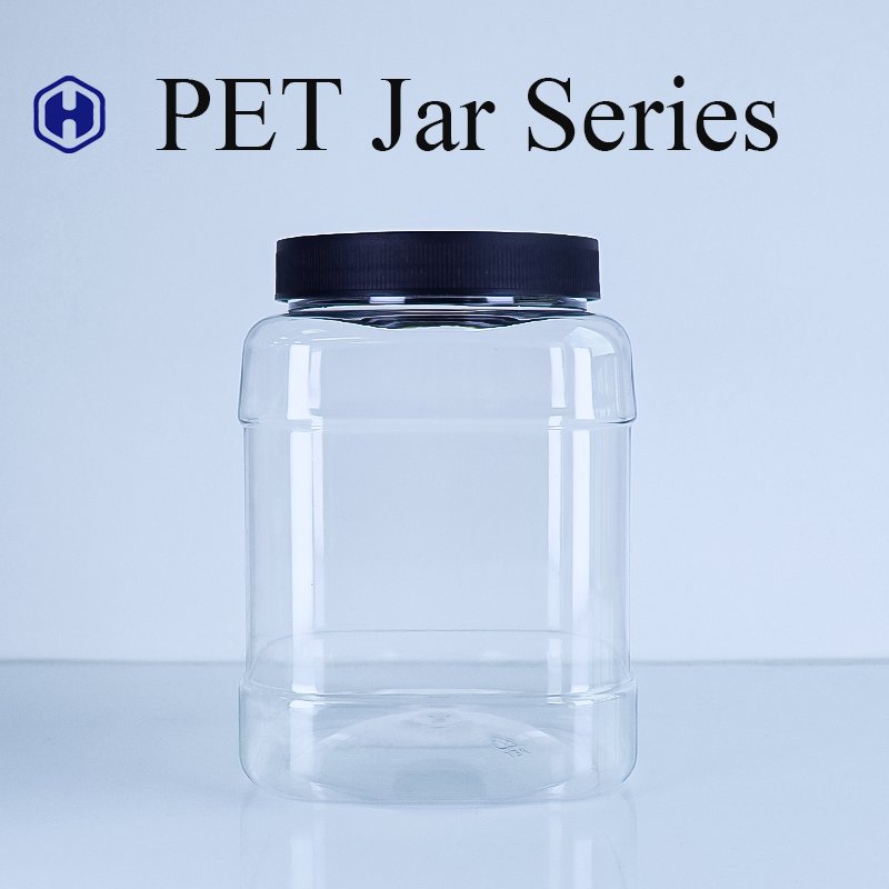 Ticari şekerli atıştırmalık ve sos ambalajı için Premium Gıda Sınıfı Twist Cap Plastik Kavanoz