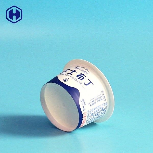 Boş Yuvarlak IML Bardak Puding Ambalaj İnce Duvar Mini Boyutu 3 OZ 90ML