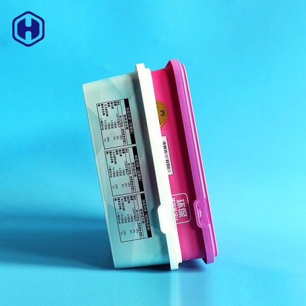 İnce Duvar IML Kutusu Hafif Renkli Kare Plastik Gıda Kapları