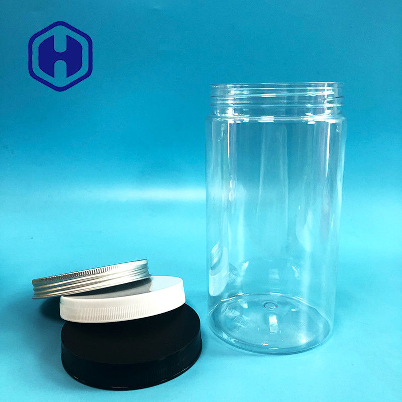 Pop Mısır Badem Kahve Çekirdekleri Vidalı Kapaklı Sızdırmaz Plastik Kavanoz