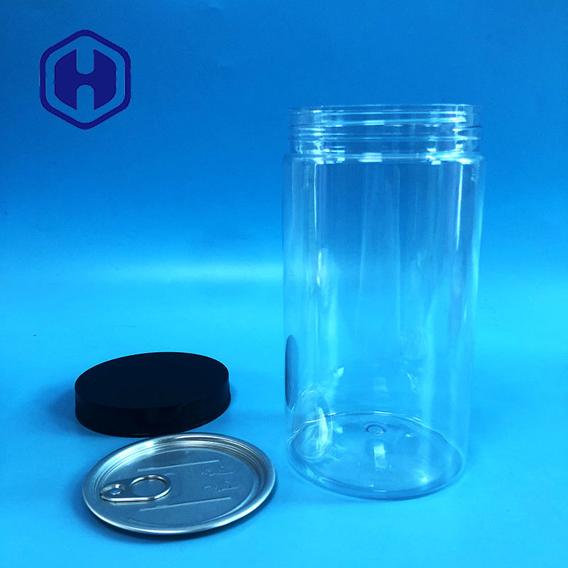 Pop Mısır Badem Kahve Çekirdekleri Vidalı Kapaklı Sızdırmaz Plastik Kavanoz