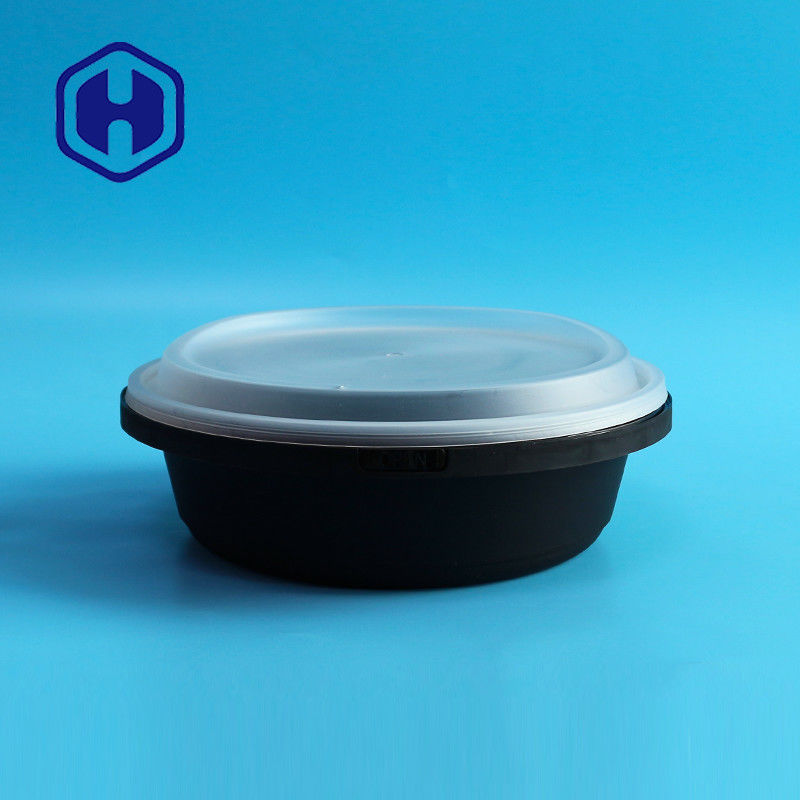 Ağır Hizmet Soğuk Sıcak Yemek Plastik Öğle Yemeği Kasesi Hava Geçirmez 37oz Yemek Hazırlama Kabı