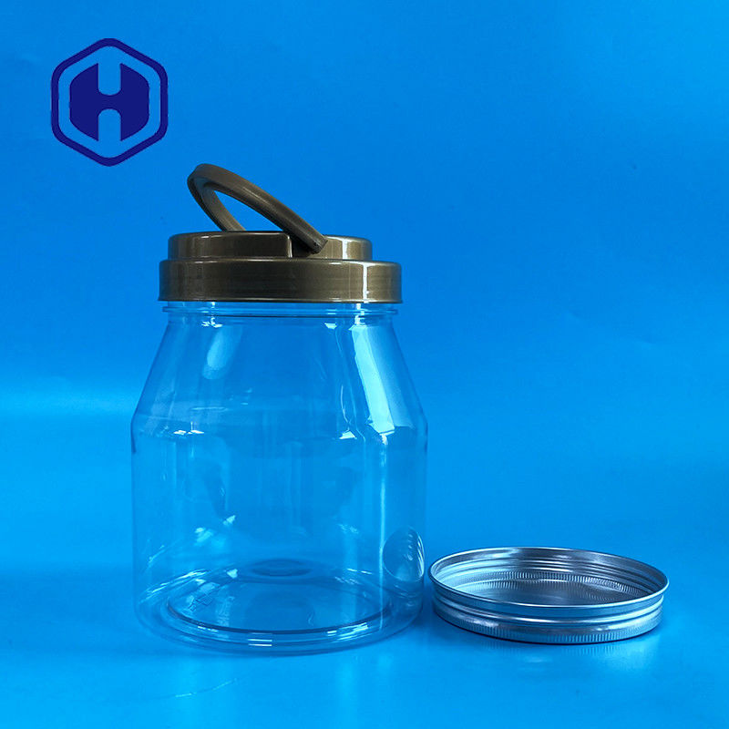 900ml 30oz Konjac Jöle Sakızlı Kedi Köpek Aperatifler Krakerler için Boş Şeffaf Plastik Kavanozlar