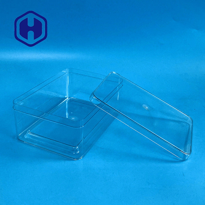 Fırın Bakeshop için Taze Ekmek Pasta 560ml İstiflenebilir PET Ambalaj Kutusu