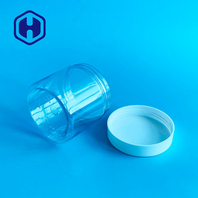 180ml 6oz Şeffaf Plastik Kozmetik Kavanozları Cilt Bakım Kremi Yüz Maskesi Jel Ovma Depolama