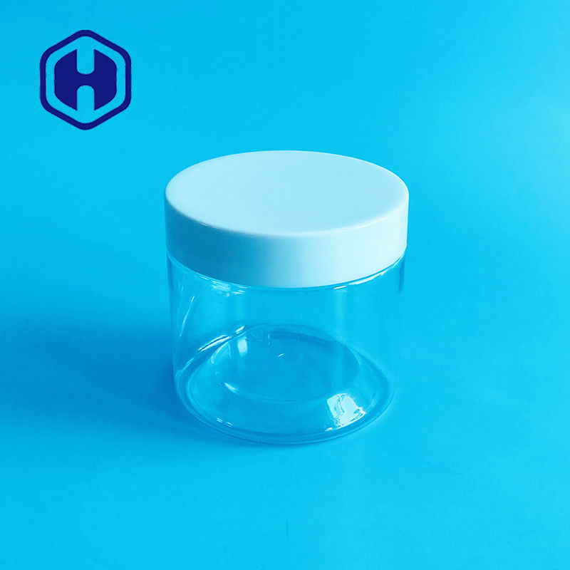 180ml 6oz Şeffaf Plastik Kozmetik Kavanozları Cilt Bakım Kremi Yüz Maskesi Jel Ovma Depolama