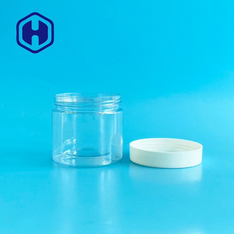 180ml 6oz Şeffaf Plastik Kozmetik Kavanozları Cilt Bakım Kremi Yüz Maskesi Jel Ovma Depolama