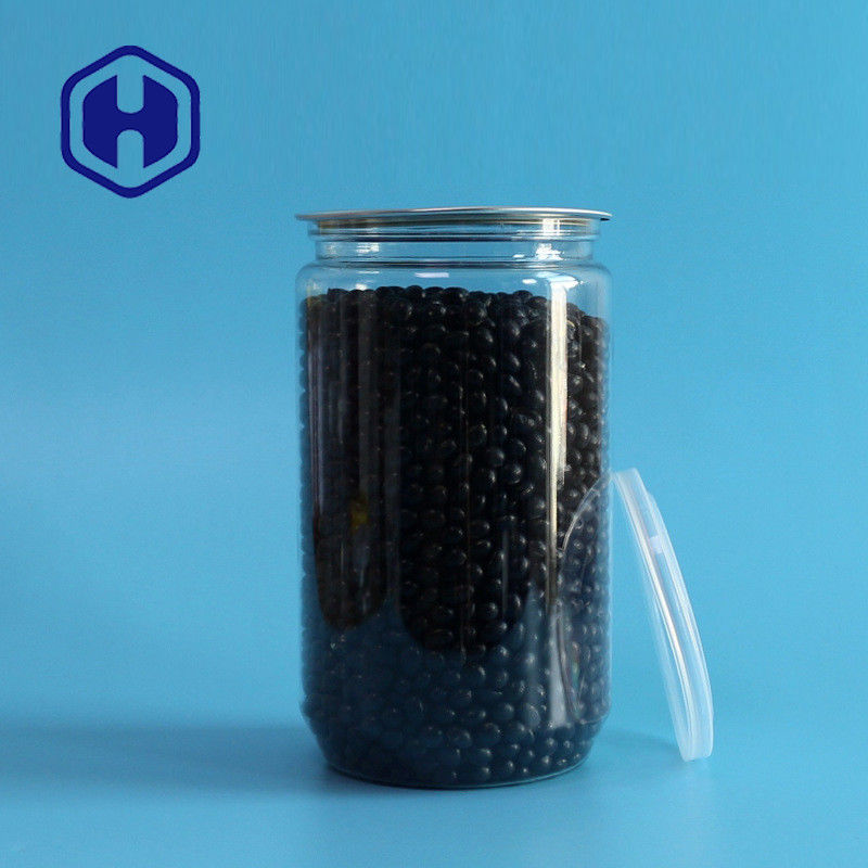 30.7oz 900ml Şeffaf Plastik Kutular Düz 307# Organik Ham Fıstık Fasulye Patlamış Mısır