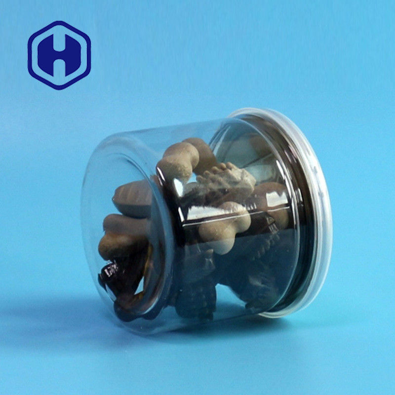 307# 280ml Şeffaf Plastik Kutular PET EOE Kapak Konserve Deniz Ürünleri Havyar Zencefil Ceviz Badem