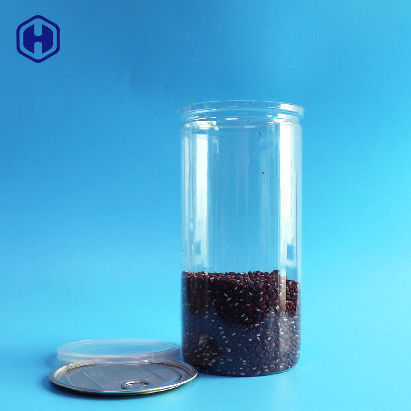 Alüminyum Kapaklı Şeffaf Plastik Kutular Uzun Yüksek 1380ml 401 # Patlamış Mısır Ambalajı