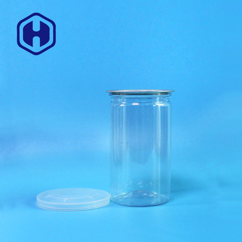 Düz Sağlıklı Bpa İçermeyen Şeffaf Plastik Kutular 211# 12oz 360ml Kuru Meyve Çeşnileri Paketleme