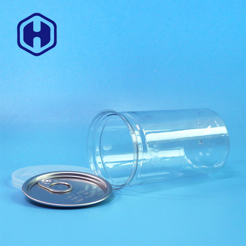 Düz Sağlıklı Bpa İçermeyen Şeffaf Plastik Kutular 211# 12oz 360ml Kuru Meyve Çeşnileri Paketleme