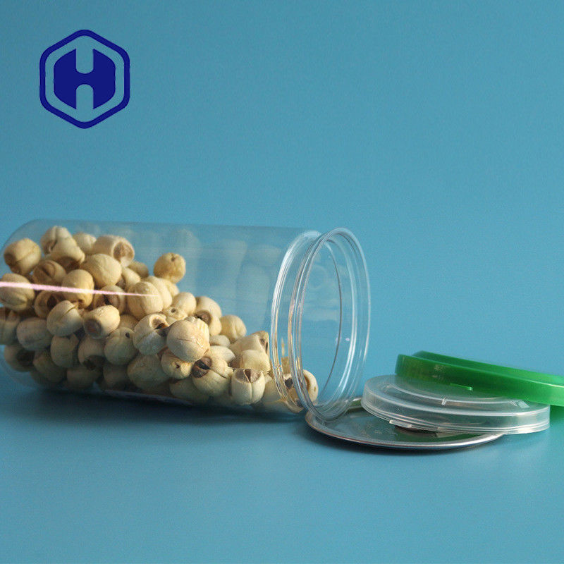 211 # 440ml Şeffaf Plastik Kutular Tohumlar Çikolatalı Bisküvi Barları Kolay Açık Uçlu PET Kutu