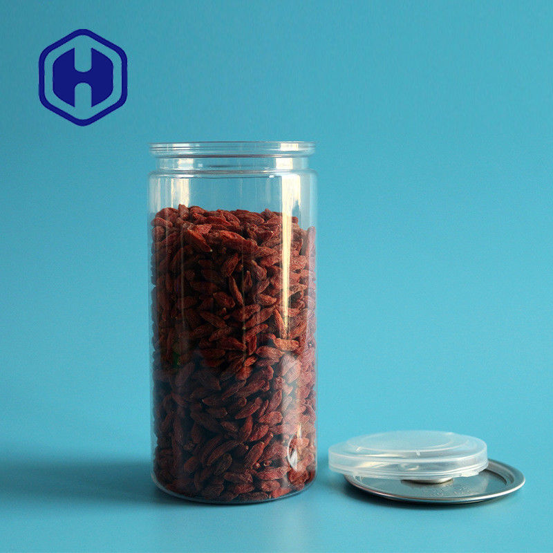 211 # 440ml Şeffaf Plastik Kutular Tohumlar Çikolatalı Bisküvi Barları Kolay Açık Uçlu PET Kutu