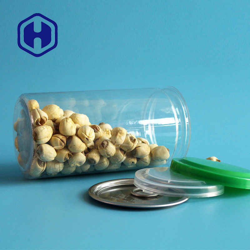 211 # 440ml Şeffaf Plastik Kutular Tohumlar Çikolatalı Bisküvi Barları Kolay Açık Uçlu PET Kutu