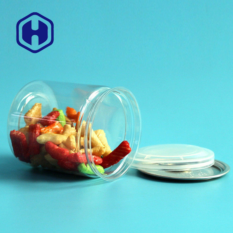 250ml 211 8.5oz Şeffaf Plastik Kutular Parlak Kurutulmuş Domuz Eti Jerky Ambalaj