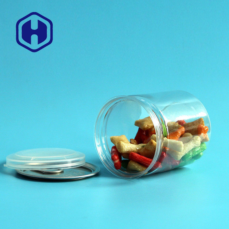 250ml 211 8.5oz Şeffaf Plastik Kutular Parlak Kurutulmuş Domuz Eti Jerky Ambalaj