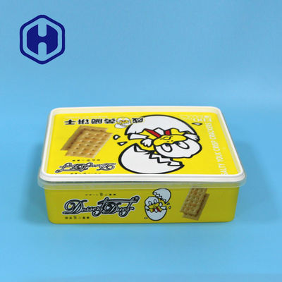 Kare 2600ml PP IML Plastik Kaplar Ambalaj Bpa Ücretsiz