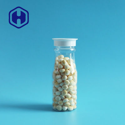 Hava Geçirmez 205ml 7oz PET Plastik Kavanoz Tatlılar Çikolata Barları İçin Gıda Sınıfı