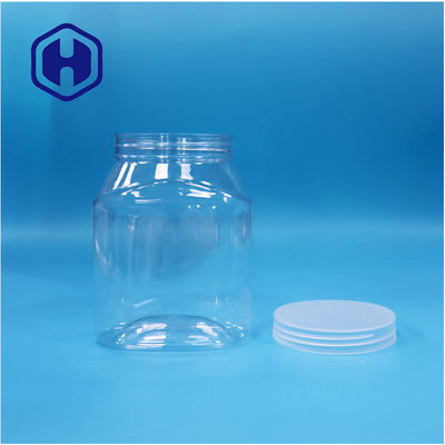 Oval Bireysel Şekilli Plastik Pet Fındıklar Meyveler Biber Şekerler Kavanozlar Düz vida Kapak