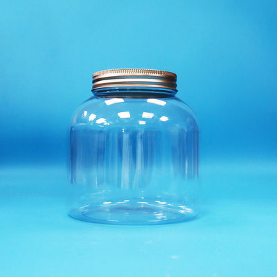 Alüminyum vida kapağı olan şekerli günlük gıda kavanozları