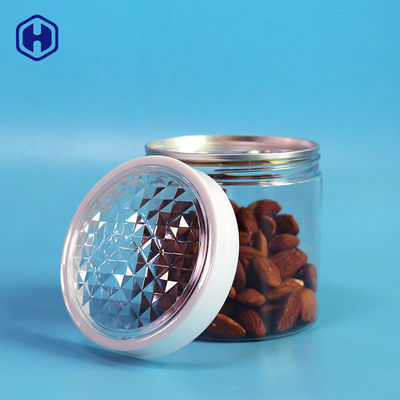 Temizle 360ml 12oz Vidalı Kapaklı Hava Geçirmez Plastik Kavanoz