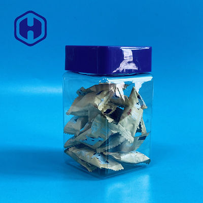 Kurutulmuş Et Ipi Balık Sığır Peynir Çubukları için 16oz Sızdırmaz Plastik Kavanoz