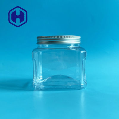 1260ml 43oz Yulaf Ezmesi Fındık Eti İçin Plastik PET Bidon Alüminyum Kapak